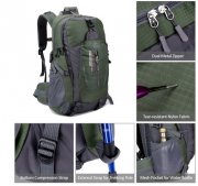40l Wanderrucksack Wasserabweisend (Preis nur f&uuml;r den grauen)