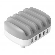 40W 5 Anschl&uuml;sse USB Smart Ladestation, 5V/2.4A Dockingstation