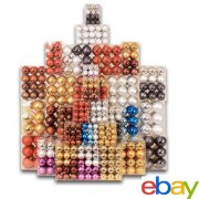 130 teiliges Weihnachtskugel Set f&uuml;r 22,95 &euro; 