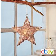 "Glitzerschein" LED-Stern beleuchtet 9,99 &euro;