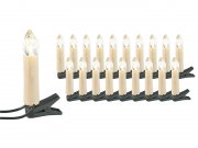  Lunartec LED-Weihnachtsbaum-Lichterkette mit 20 LED-Kerzen 4,90&euro; VSK