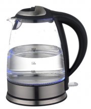 1,8 Liter LED Wasserkocher aus Glas mit Edelstahl nur 14,90&euro; inkl. Versand
