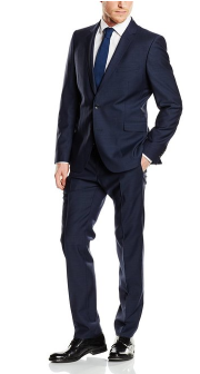 Strellson Premium Herren Anzug 11 Allen - Mercer 10000451, Gr. 90, Blau (Blau 430) 279,00