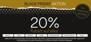 20 % C&A Black Friday Rabatt auf Alles - auch Sale
