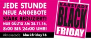 St&uuml;ndlich wechselnde Angebote beim Karstadt Black Friday - bis zu 30 % Rabatt