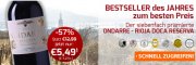 6 Flaschen Ondarre - Rioja DOCa Reserva nur 37,89 &euro; inkl. Versand