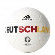 adidas Herren Ball EURO 2016 OLP Deutschland Capitano, White/Eqt Yellow/Power Red, 5, AC5457 