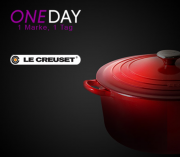 Verschiedene Le Creuset Artikel 50 % reduziert - nur heute