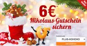 6 &euro; Gutschein bei Plus.de zu Nikolaus (30 &euro; MBW)