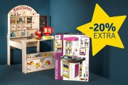 20 % Rabatt auf Kinder Werkb&auml;nke und Kaufladen bei mytoys