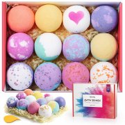 Homasy 12 pcs Badebombe Geschenkset