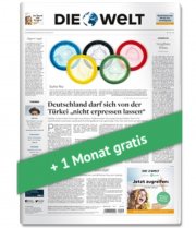 Die Welt Probeabo - 3 Monate nur 158,86 inkl. 100 Euro Geldpr&auml;mie als Scheck