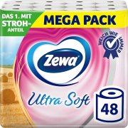 48 Rollen Zewa Ultra Soft Toilettenpapier mit Strohanteil