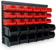 Wandregal mit Stapelboxen f&uuml;r die Werkstatt nur 17,95 &euro; inkl. Versand