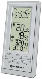 Bresser Funkwetterstation NBF-6 Trend, Silber 