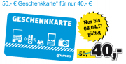 50 &euro; Conrad Gutschein kaufen und 10 &euro; Bonus bekommen