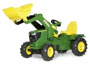 rolly toys 611102 - rollyFarmtrac John Deere 6210R, rollyTrac Lader, Luftbereifung