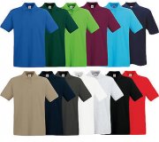 4er FRUIT OF THE LOOM PREMIUM POLOSHIRT f&uuml;r 27.99&euro;