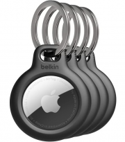 4er-Pack Belkin AirTag Secure Holder H&uuml;llen mit Schl&uuml;sselanh&auml;nger