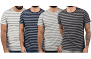 4er Pack BLEND Ilmari Herren Shirts 100% Baumwolle