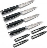 4er Pack Genius Nicer Dicer Knife Professional Allzweckmesser mit Wellenschnitt in G-NOX-Qualit&auml;t 