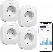 4er Pack GNCC Smart Home WLAN Steckdosen mit Strommessung - Alexa/Google Home kompatibel