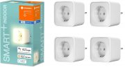 4er-Pack LEDVANCE Smart+ Plug Nightlight Smarte Steckdose mit mit Alexa, Google & Apple Steuerung