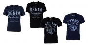 4er Pack Mustang Herren T-Shirt mit Frontprint und Rundhalsausschnitt f&uuml;r 33,85&euro; (statt 40&euro;)