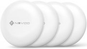 4er Pack NOVOO Smart Tracker Kompatibel mit iOS Apple Wo ist? und Android Google, Mein Ger&auml;t Finden