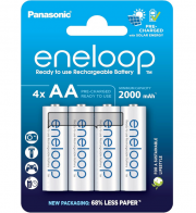4er-Pack Panasonic eneloop AA/Mignon NI-MH Akkus 2000 mAh