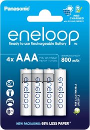 4er-Pack Panasonic eneloop AAA 800 mAh Ready-to-Use Ni-MH Akkus