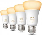 4er Pack Philips Hue White Ambiance E27 9W/800lm warmwei&szlig;/kaltwei&szlig;