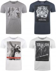 4er Pack riverso RIVCharly Herren Rundhals T-Shirts