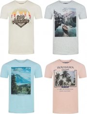 4er Pack riverso RIVLukas Herren T-Shirts 100% Baumwolle