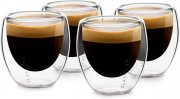 4er Set GLASWERK Doppelwandiges Espressotasse 4x70ml
