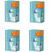 4er Set LEDVANCE Smarte LED-Lampe mit Bluetooth Mesh Technologie steuerbar mit Google und Alexa