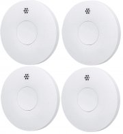 4er Set Unitec &lrm;30258 Funk Rauchwarnmelder mit 10 Jahres Batterie