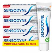 4x 75ml Sensodyne MultiCare Sanftwei&szlig; Zahnpasta f&uuml;r schmerzempfindliche Z&auml;hne
