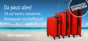 -5% auf bereits reduziertes Koffergep&auml;ck bei Allyouneed