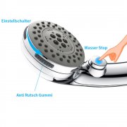 5 Funktionen Handbrause Duschbrause f&uuml;r nur 12,59&euro; inkl. Versand