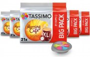 5 Packungen mit je 21 Tassimo Morning Caf&eacute; Kapseln