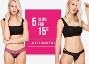 5 Slips f&uuml;r nur 15 Euro bei Hunkem&ouml;ller