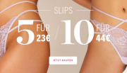 5 Slips f&uuml;r nur 23 Euro oder 10 Slips f&uuml;r nur 44 Euro bei Hunkem&ouml;ller