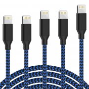 5 St&uuml;ck GEJIN Lightning Daten- und Schnellladekabel