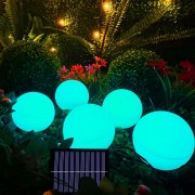 5 St&uuml;ck HYSapientia RGB LED Solarkugeln