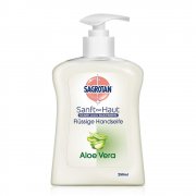5 x 250 ml Seifenspender Sagrotan Handseife mit frischem Duft nach Aloe Vera
