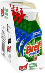 5 x 500 ml Bref Power Outdoor Universal und Kunststoffreiniger f&uuml;r den Au&szlig;enbereich