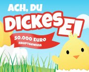 50.000 Euro im Oster-Gewinnspiel - Rubbellos nur 1&euro;