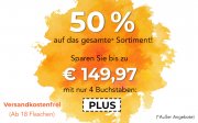 50% auf das gesamte Sortiment bei Weinvorteil mit Gutscheincode!