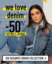 -50% auf den zweiten Denim Artikel bei Pimkie